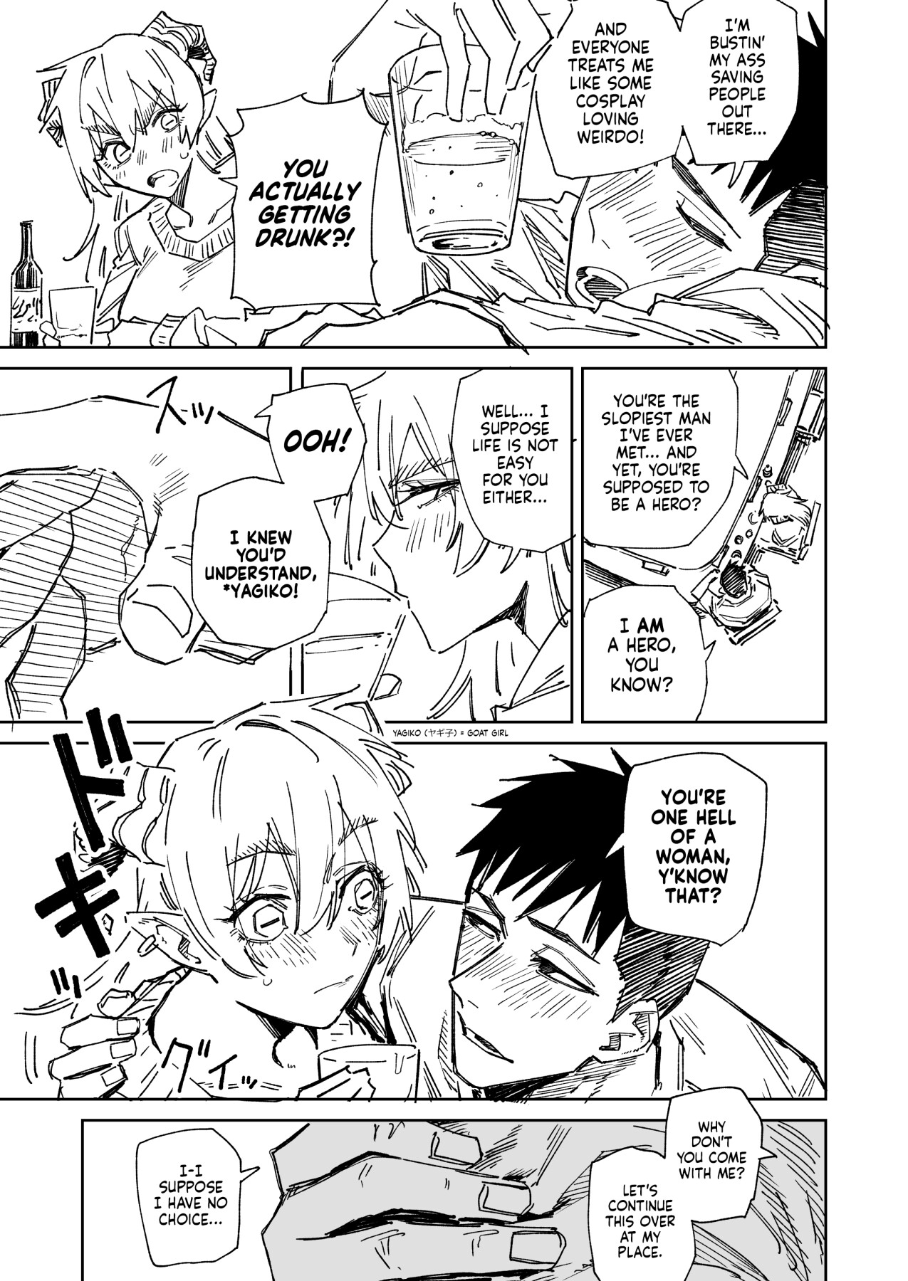 Hentai Manga Comic-~The Hero Who Knocks You Off Your Feet With His Sexual Techniques!~ Yukizuriman: Goat Monster Arc-Read-4